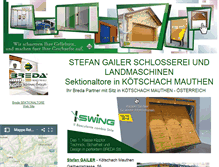 Tablet Screenshot of gailer.breda-sektionaltore.de